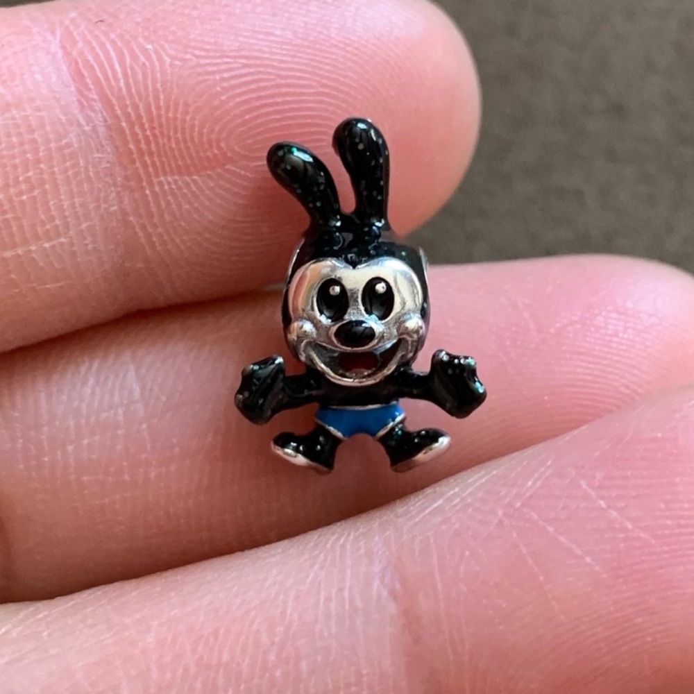NWOT Disney Oswald The Lucky Rabbit Charm Sterling Silver 925